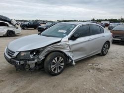 Salvage cars for sale from Copart Houston, TX: 2013 Honda Accord LX