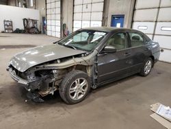 Honda Accord ex salvage cars for sale: 2007 Honda Accord EX