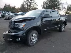 Salvage trucks for sale at Denver, CO auction: 2012 Toyota Tundra Crewmax Limited