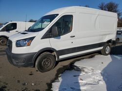 Salvage trucks for sale at Brookhaven, NY auction: 2021 Ford Transit T-350