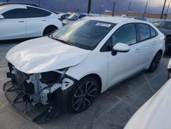 Salvage cars for sale from Copart Sun Valley, CA: 2022 Toyota Corolla SE