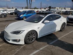 Salvage cars for sale at Van Nuys, CA auction: 2016 Tesla Model S