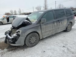 Salvage cars for sale from Copart Montreal Est, QC: 2016 Dodge Grand Caravan SE