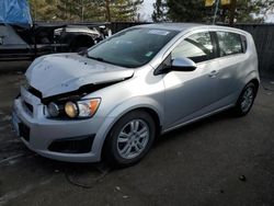 Salvage cars for sale at Denver, CO auction: 2016 Chevrolet Sonic LT