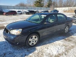 Chevrolet salvage cars for sale: 2006 Chevrolet Malibu LT