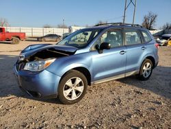 Salvage cars for sale at Oklahoma City, OK auction: 2016 Subaru Forester 2.5I