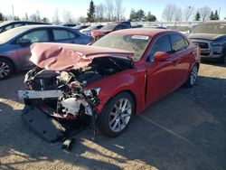 Salvage cars for sale at Bowmanville, ON auction: 2016 Lexus IS 300