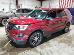 Salvage cars for sale at Billings, MT auction: 2017 Ford Explorer Sport