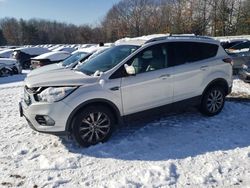 Salvage cars for sale at North Billerica, MA auction: 2017 Ford Escape Titanium