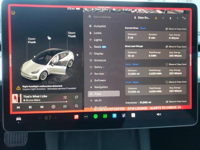 2022 Tesla Model 3