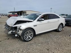 Salvage cars for sale at Temple, TX auction: 2018 Ford Taurus Limited