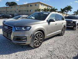 Audi q7 salvage cars for sale: 2017 Audi Q7 Premium Plus