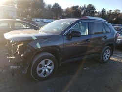 Salvage cars for sale at Mendon, MA auction: 2019 Toyota Rav4 LE