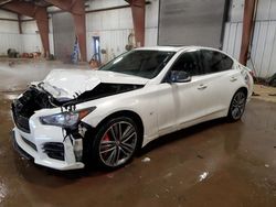 Salvage cars for sale at Lansing, MI auction: 2014 Infiniti Q50 Base