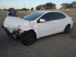 Salvage cars for sale at San Diego, CA auction: 2015 Toyota Corolla L