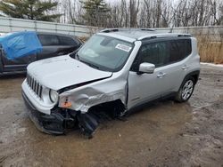 Salvage cars for sale at Davison, MI auction: 2018 Jeep Renegade Limited