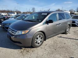 Salvage cars for sale at Bridgeton, MO auction: 2012 Honda Odyssey EXL