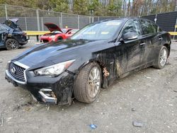 Infiniti q50 salvage cars for sale: 2019 Infiniti Q50 Luxe