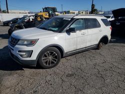 Salvage cars for sale from Copart Van Nuys, CA: 2017 Ford Explorer XLT