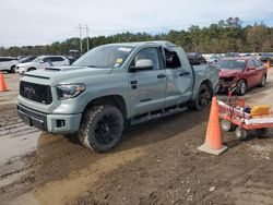 Toyota Tundra salvage cars for sale: 2021 Toyota Tundra Crewmax SR5