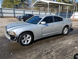 Salvage cars for sale at Austell, GA auction: 2012 Dodge Charger SE