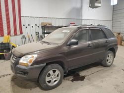 Salvage cars for sale at Des Moines, IA auction: 2008 KIA Sportage LX