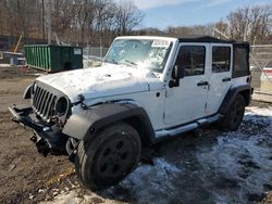 Salvage cars for sale at Baltimore, MD auction: 2015 Jeep Wrangler Unlimited Sahara