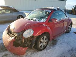 Salvage cars for sale at Rocky View County, AB auction: 2006 Volkswagen New Beetle Convertible 2.5L