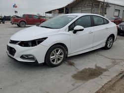 Salvage cars for sale at Corpus Christi, TX auction: 2018 Chevrolet Cruze LT