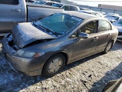 Salvage cars for sale at Windsor, NJ auction: 2006 Honda Civic Hybrid