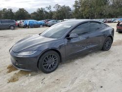 Salvage cars for sale at Ocala, FL auction: 2024 Tesla Model 3