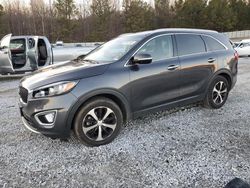 Salvage cars for sale from Copart Gainesville, GA: 2016 KIA Sorento EX