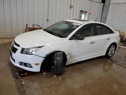 Salvage cars for sale at Franklin, WI auction: 2013 Chevrolet Cruze LTZ