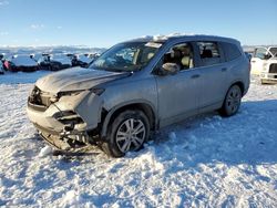 Salvage cars for sale at Helena, MT auction: 2017 Honda Pilot LX