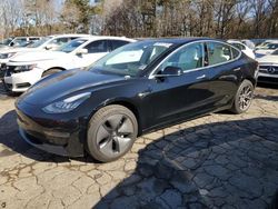 Salvage cars for sale at Austell, GA auction: 2018 Tesla Model 3