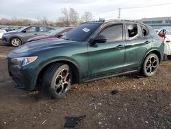 Salvage cars for sale at Chicago Heights, IL auction: 2019 Alfa Romeo Stelvio TI