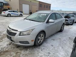 Chevrolet salvage cars for sale: 2014 Chevrolet Cruze LT