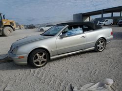 Salvage cars for sale at West Palm Beach, FL auction: 2002 Mercedes-Benz CLK 430