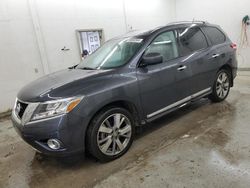 Salvage cars for sale at Madisonville, TN auction: 2014 Nissan Pathfinder SV Hybrid