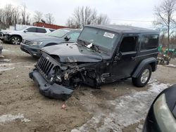 Salvage cars for sale at Baltimore, MD auction: 2015 Jeep Wrangler Sport