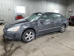 Salvage cars for sale at Franklin, WI auction: 2005 Honda Accord EX