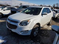 Chevrolet salvage cars for sale: 2017 Chevrolet Equinox LT