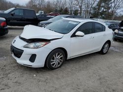 Salvage cars for sale at North Billerica, MA auction: 2012 Mazda 3 I