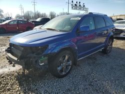 Salvage cars for sale at Columbus, OH auction: 2015 Dodge Journey Crossroad