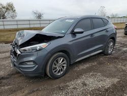 Salvage cars for sale at Houston, TX auction: 2017 Hyundai Tucson Limited