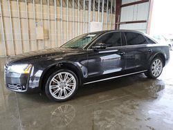 Salvage cars for sale at Wilmer, TX auction: 2012 Audi A8 L Quattro