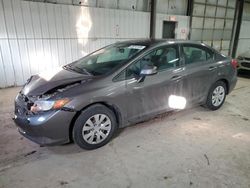 Salvage Cars with No Bids Yet For Sale at auction: 2012 Honda Civic LX