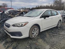 Salvage cars for sale at Waldorf, MD auction: 2021 Subaru Impreza