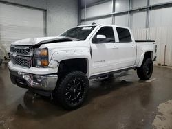 Salvage cars for sale from Copart Ham Lake, MN: 2015 Chevrolet Silverado K1500 LT