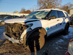 Salvage cars for sale at Chatham, VA auction: 2020 Ford Explorer Police Interceptor